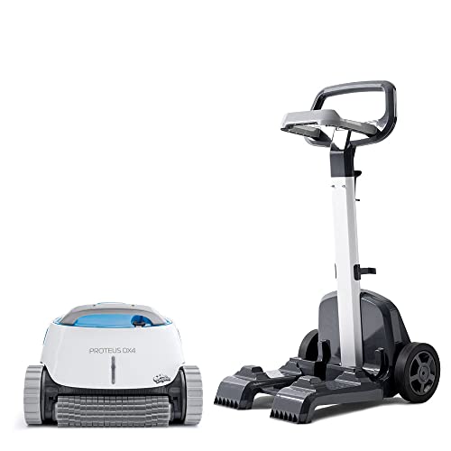 Dolphin Proteus DX4 Robotic Pool Vacuum Cleaner with Universal Caddy
