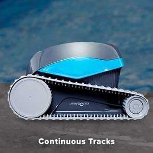 Dolphin Cayman Automatic Robotic Pool Cleaner with Single Button Operation and Large Capacity