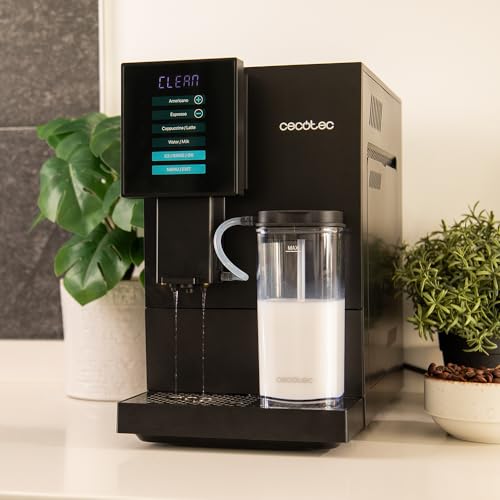 Cecotec Cremmaet Compactccino Kaffeevollautomat, 19 Bar, mit Mahlwerk