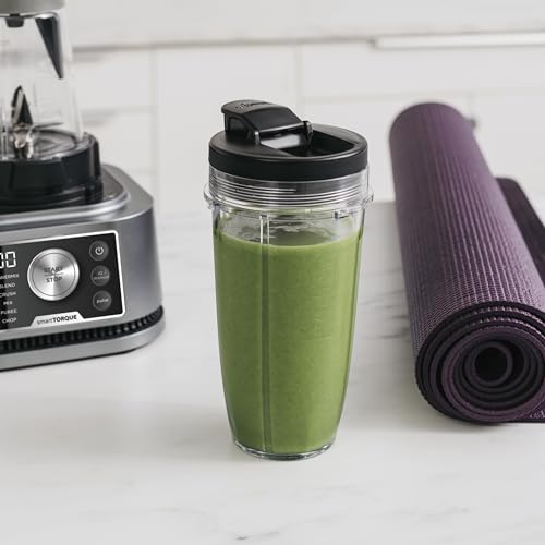Ninja Foodi 3-in-1 Power Nutri Mixer, 2,1L Krug, 1200W, Smoothies & Aufstriche, Silber