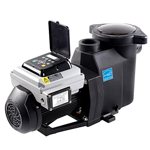 BLUE WORKS Variable Speed Pool Pump Inground, Inground Pool Pump 2HP