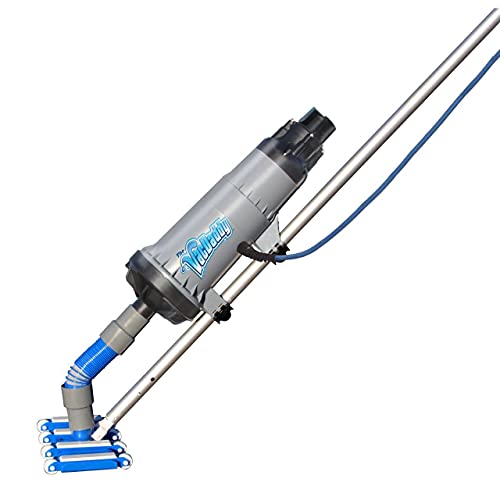 The VacDaddy Portable Pool Vacuum with NO Battery Required! Plug It in and Just Vac It