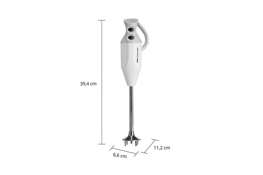 ESGE Zauberstab P 200 Profi, Stabmixer weiß inkl. Zubehör, bis zu 17.000 U/min, 90860, weiß/grau