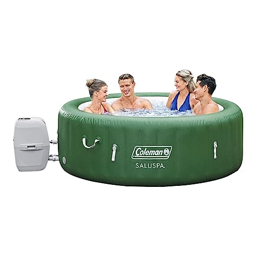 Coleman SaluSpa Inflatable Hot Tub Spa | Portable Hot Tub with Heated Water System and 140 Bubble Jets