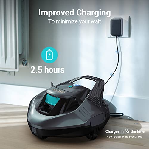 AIPER Seagull SE Cordless Robotic Pool Cleaner, Pool Vacuum Lasts 90 Mins,