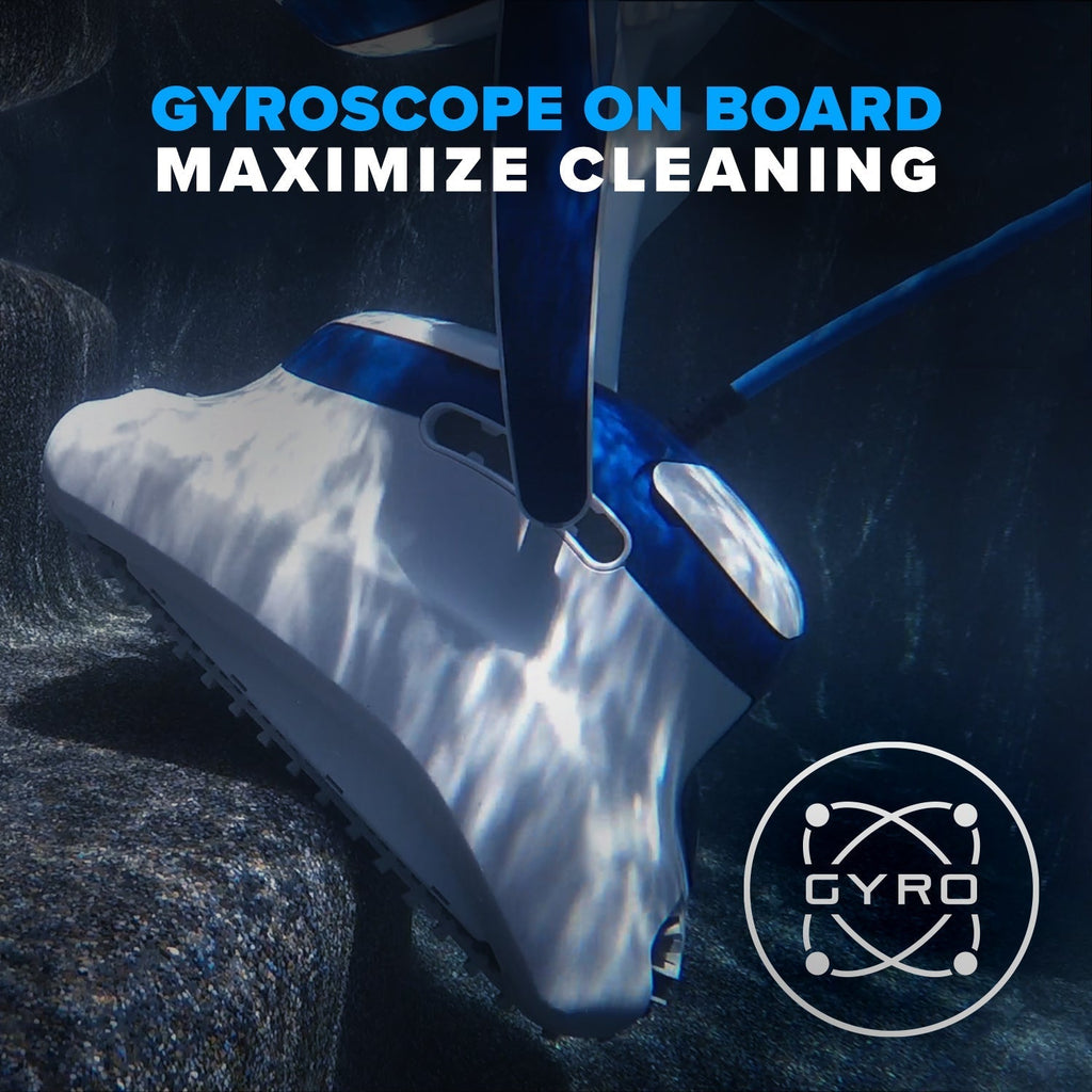 Dolphin Sigma Robotic Pool Cleaner with Gyroscope, Wi-Fi, Oversized Filters, & 3 Year Warranty