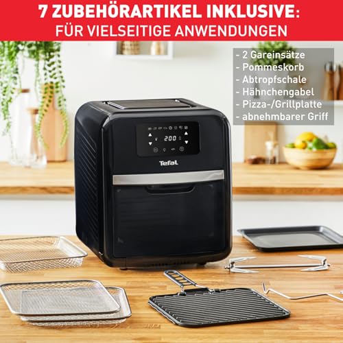 Tefal Easy Fry Oven & Grill 9-in-1 Heißluftfritteuse, 11L, 7 Teile