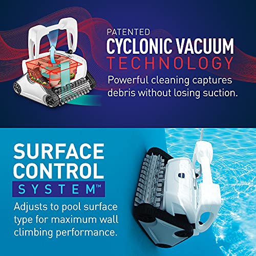 Polaris P825 Sport Robotic Pool Cleaner, Automatic Vacuum for InGround Pools up to 40ft