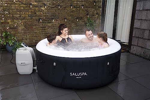 Bestway Miami SaluSpa 2 to 4 Person Inflatable Round Outdoor Hot Tub Spa with 140 Soothing AirJets