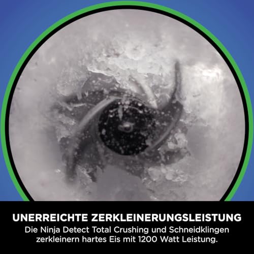 Ninja 2-in-1 Detect Power Mixer Pro, 1200W, mit Krug & Single-Serve Tassen, Schwarz