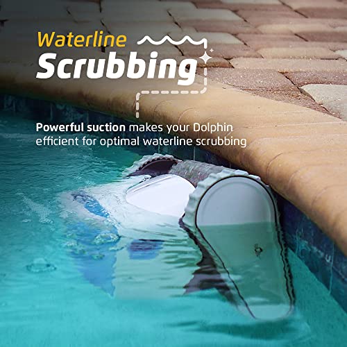 Dolphin Proteus DX4 Robotic Pool Vacuum Cleaner Wall Climbing Capability