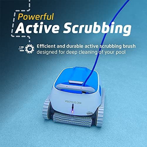 Dolphin Proteus DX4 Robotic Pool Vacuum Cleaner Wall Climbing Capability
