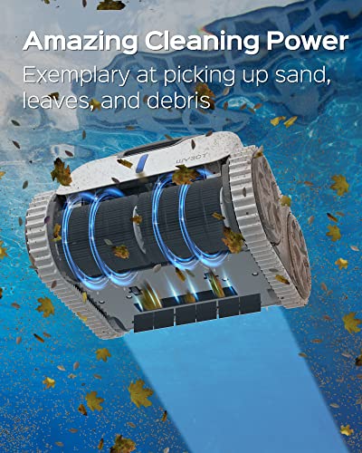 WYBOT Wall Climbing Robotic Pool Cleaner with APP Mode, Excellent Suction Power