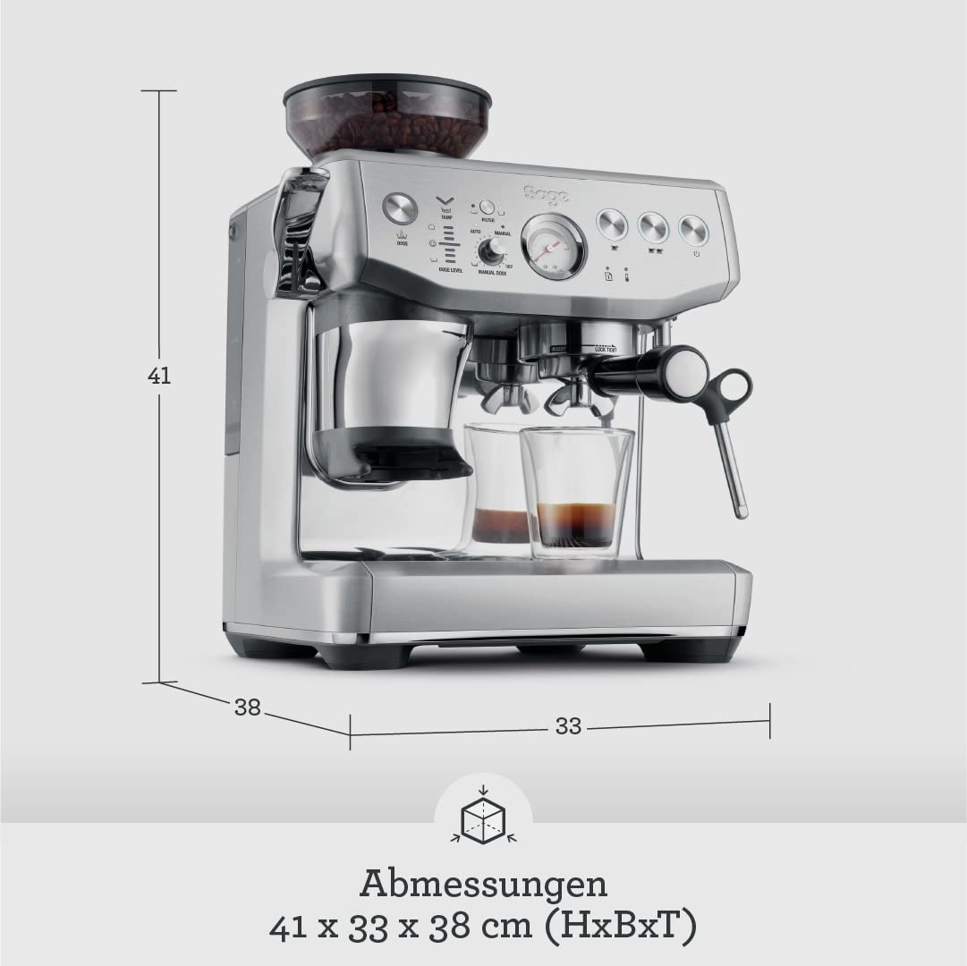 Sage Barista Express Impress Siebträger mit Automatischem Tamper & Mahlwerk