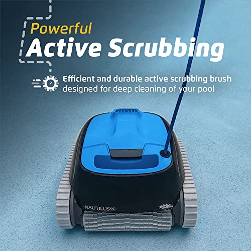 Dolphin Nautilus CC Robotic Pool Vacuum Cleaner with Universal Caddy and Classic Caddy Cover