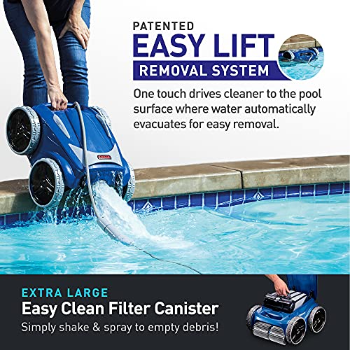 Polaris 9650iQ Sport Robotic Cleaner, Automatic Vacuum for InGround Pools up to 60ft