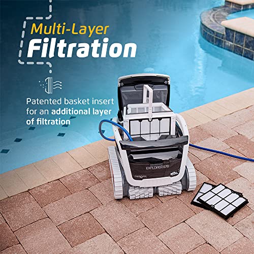 DOLPHIN Explorer E70 Robotic Pool Vacuum Cleaner with Wi-Fi