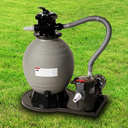 Blue Wave 22-Inch Sand Filter System with 1-1/2 HP Pump for Above Ground Pools