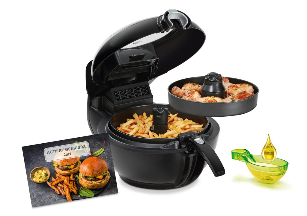 Tefal ActiFry Genius XL 2in1 Heißluftfritteuse mit Rührarm, 1,7kg