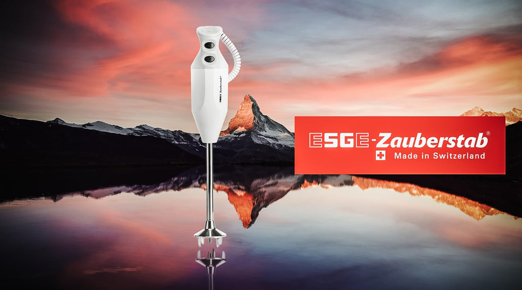 ESGE Zauberstab P 200 Profi, Stabmixer weiß inkl. Zubehör, bis zu 17.000 U/min, 90860, weiß/grau