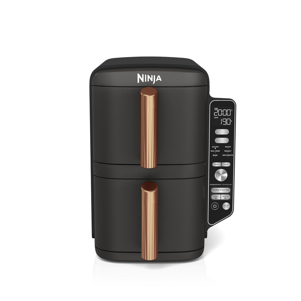 Ninja Double Stack XL Heißluftfritteuse, 9,5L, 2 Schubladen, 6 Funktionen