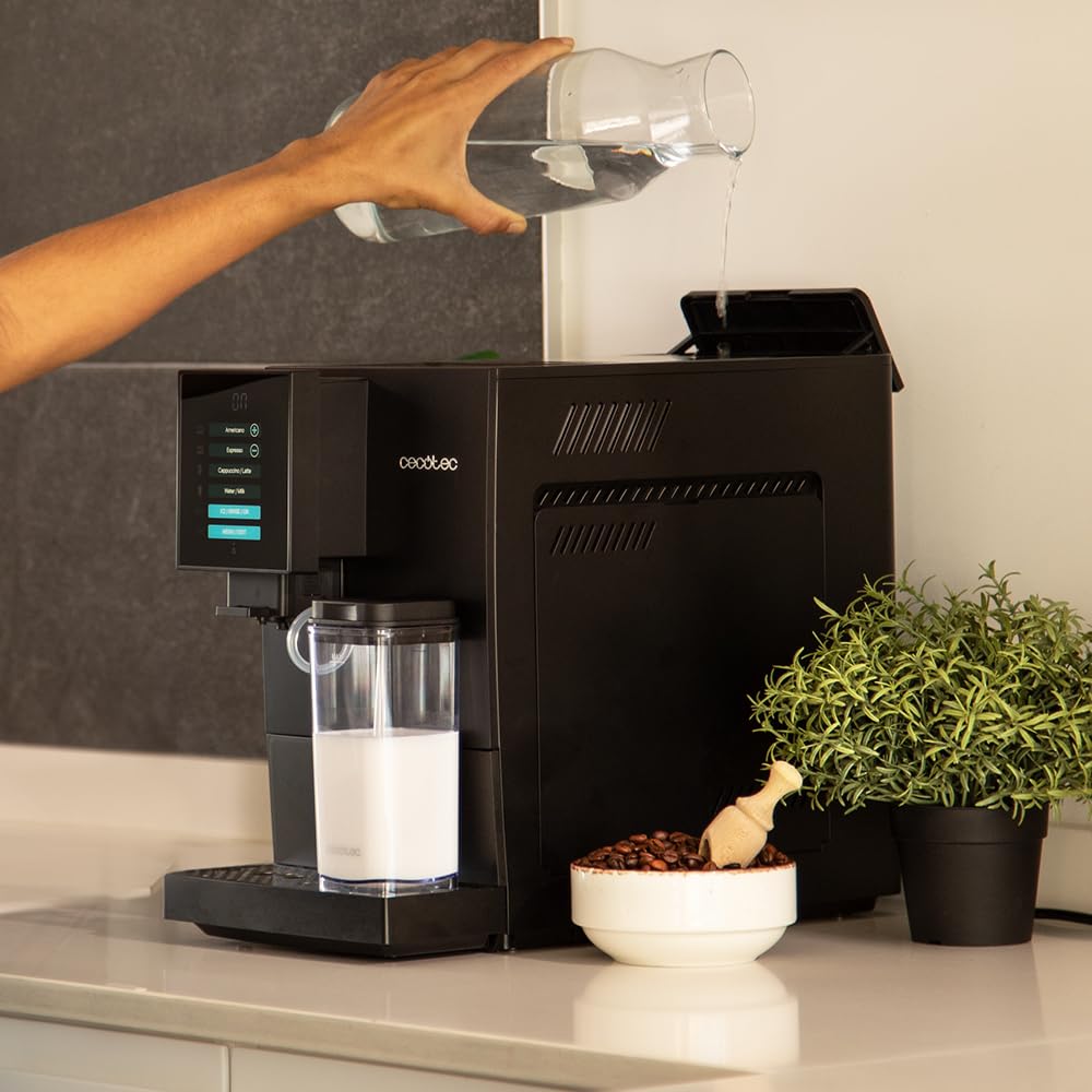 Cecotec Cremmaet Compactccino Kaffeevollautomat, 19 Bar, mit Mahlwerk