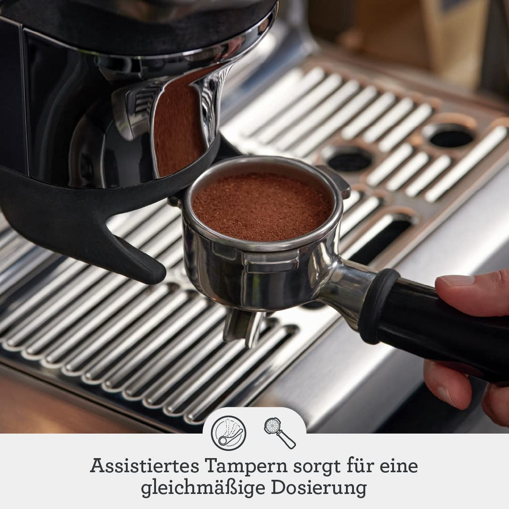 Sage Barista Express Impress Siebträger mit Automatischem Tamper & Mahlwerk