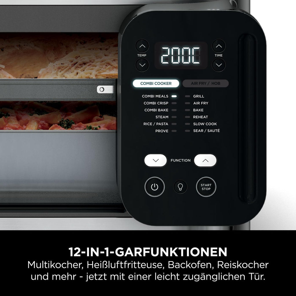 Ninja Combi 12-in-1 Multikocher, Ofen & Heißluftfritteuse, 30L, inkl. Zubehör