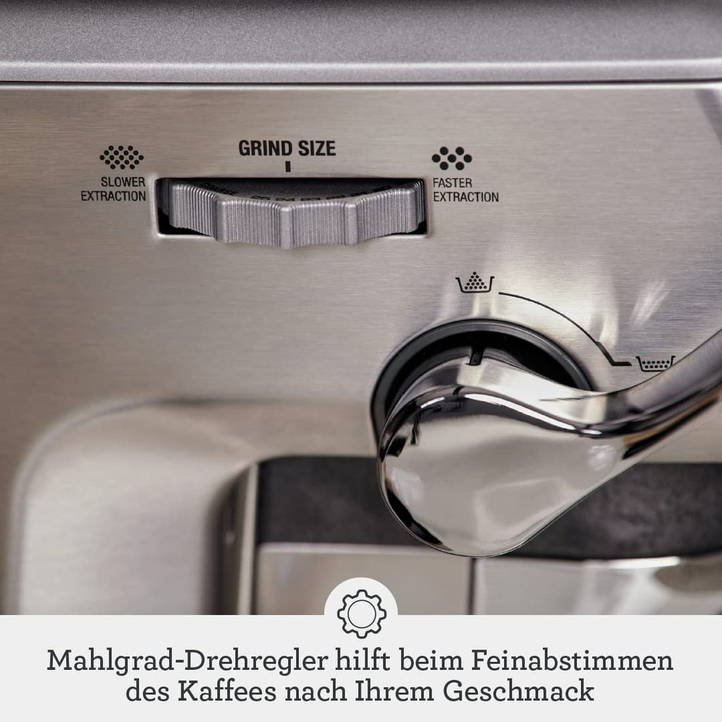 Sage Barista Express Impress Siebträger mit Automatischem Tamper & Mahlwerk