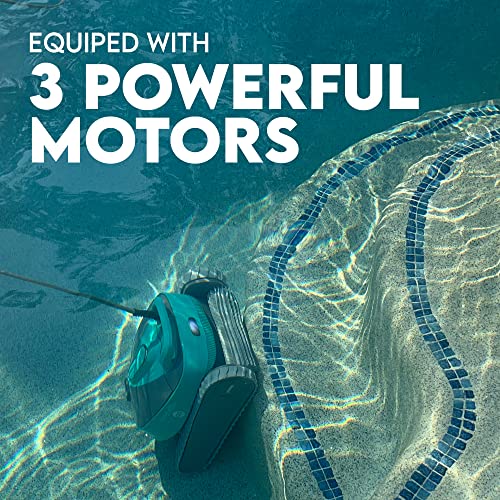SereneLife - Automatic Robot Pool Cleaner, Pool Cleaning Robot with Three Motors