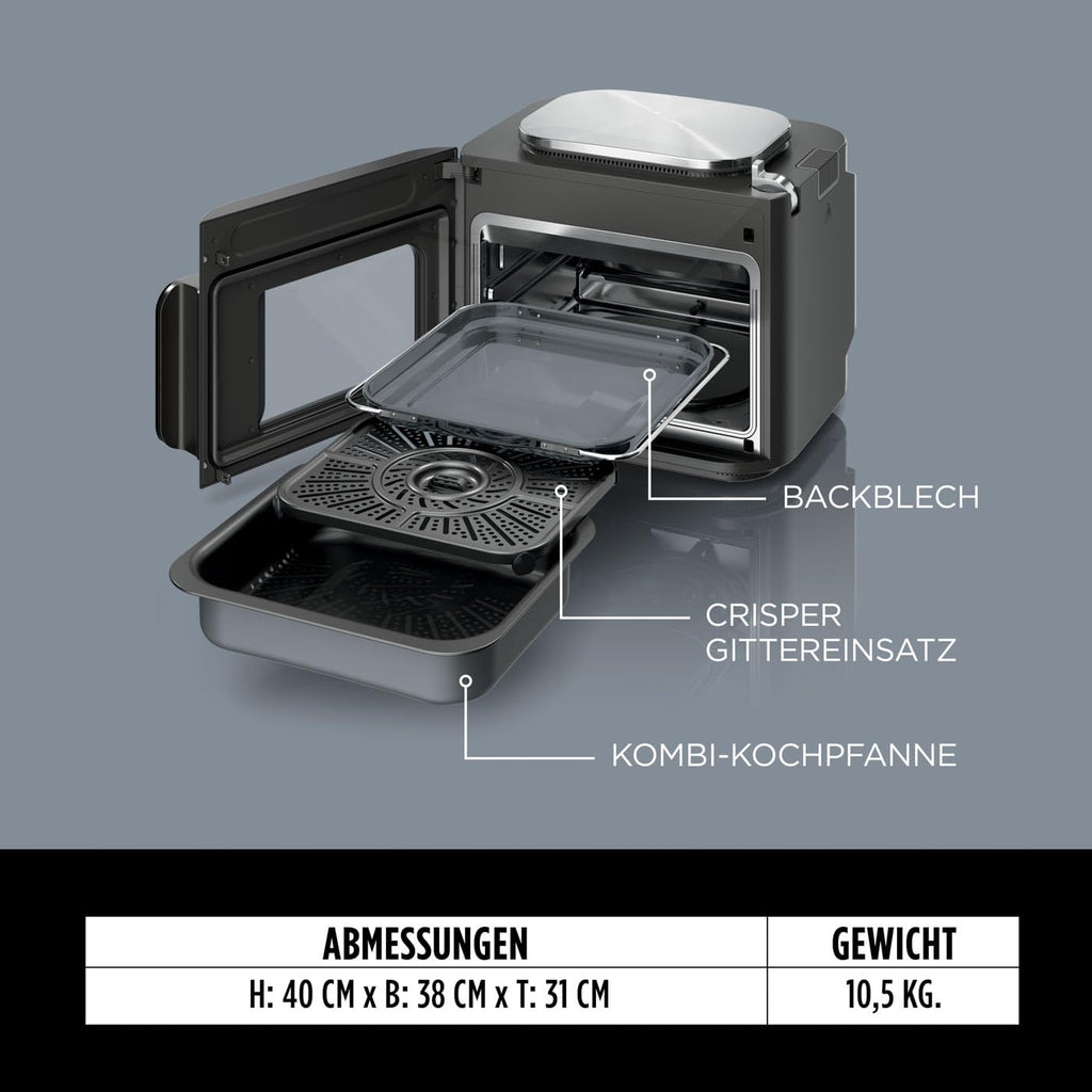 Ninja Combi 12-in-1 Multikocher, Ofen & Heißluftfritteuse, 30L, inkl. Zubehör