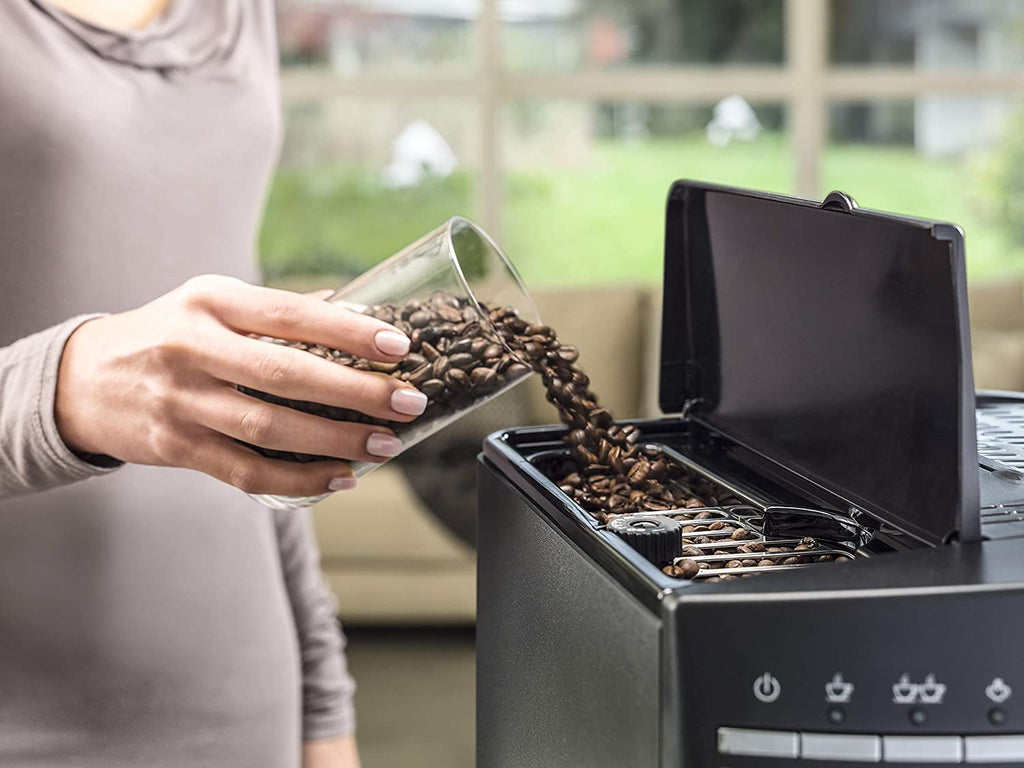 De'Longhi B ESAM 3000 Kaffeevollautomat, Edelstahl rostfrei, 1.8 liters, Schwarz
