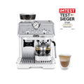 De'Longhi La Specialista Arte Siebträger mit Mahlwerk und Barista-Kit, Weiß