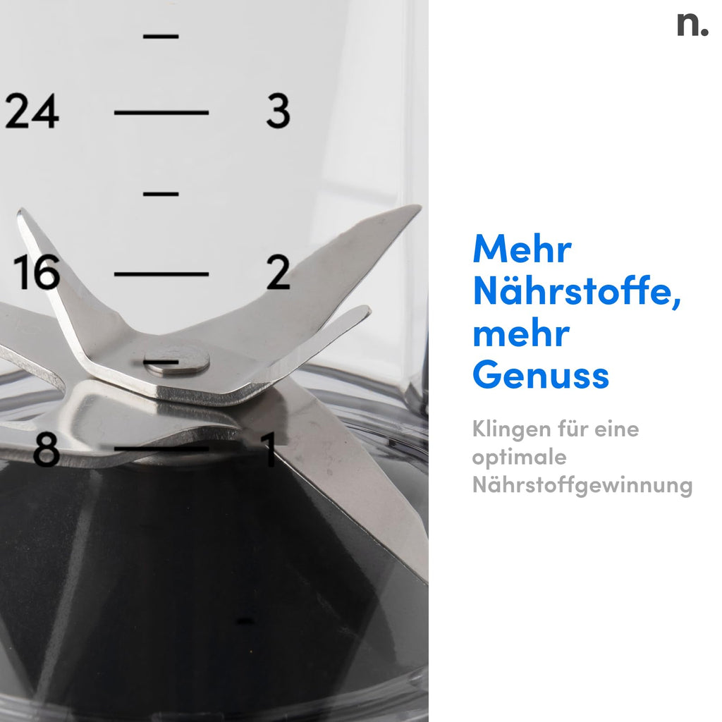 nutribullet Full Size Blender Combo, 1200W, 1,89L Krug + Gläser, Profi-Mixer, Schwarz