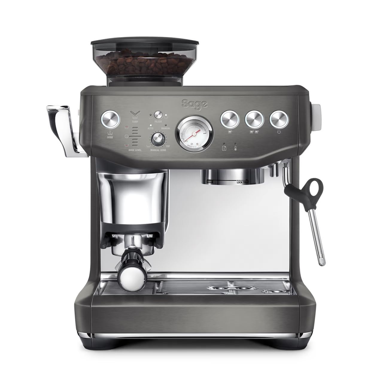 Sage Barista Express Impress Siebträger mit Automatischem Tamper & Mahlwerk