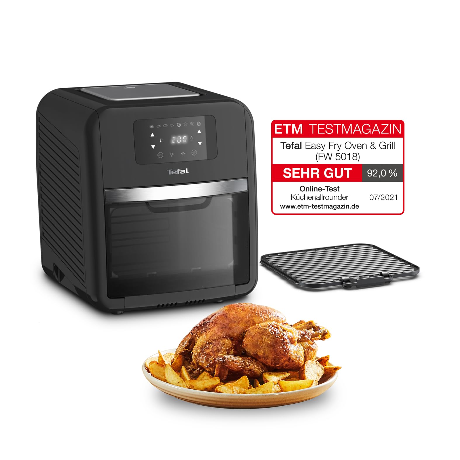 Tefal Easy Fry Oven & Grill 9-in-1 Heißluftfritteuse, 11L, 7 Teile
