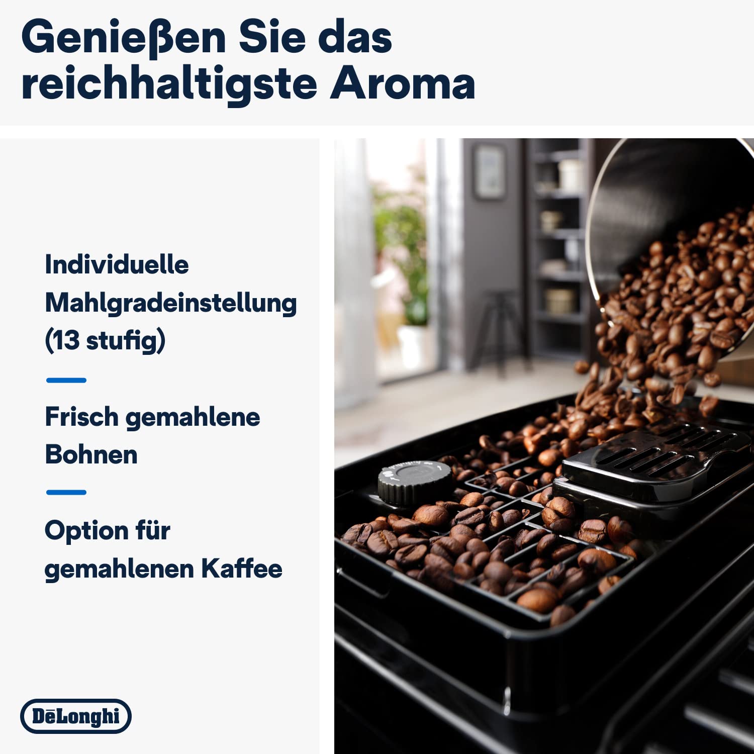 De'Longhi Magnifica Start Kaffeevollautomat mit Milchdüse und Mahlwerk, Schwarz