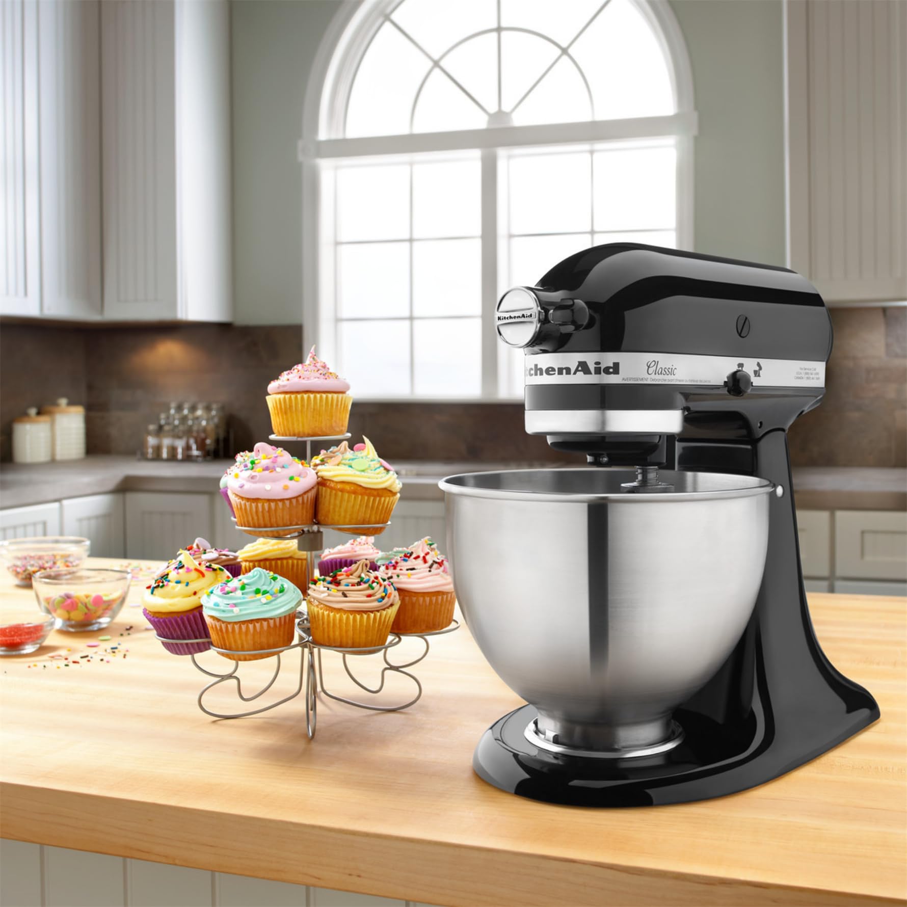 KitchenAid KÜCHENMASCHINE MIT KIPPBAREM MOTORKOPF 4,3 L – CLASSIC - Onyx schwarz 5K45SSEOB