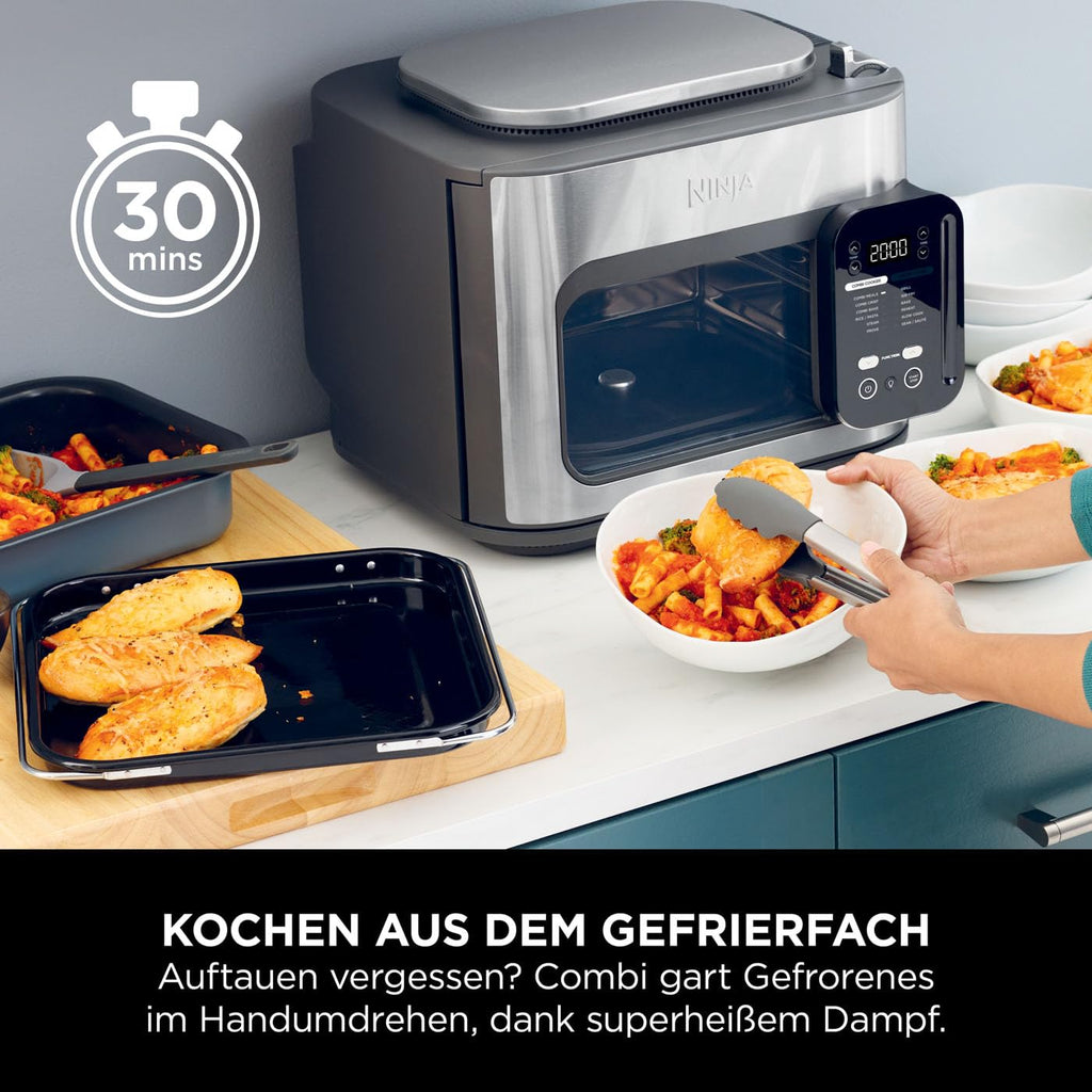 Ninja Combi 12-in-1 Multikocher, Ofen & Heißluftfritteuse, 30L, inkl. Zubehör
