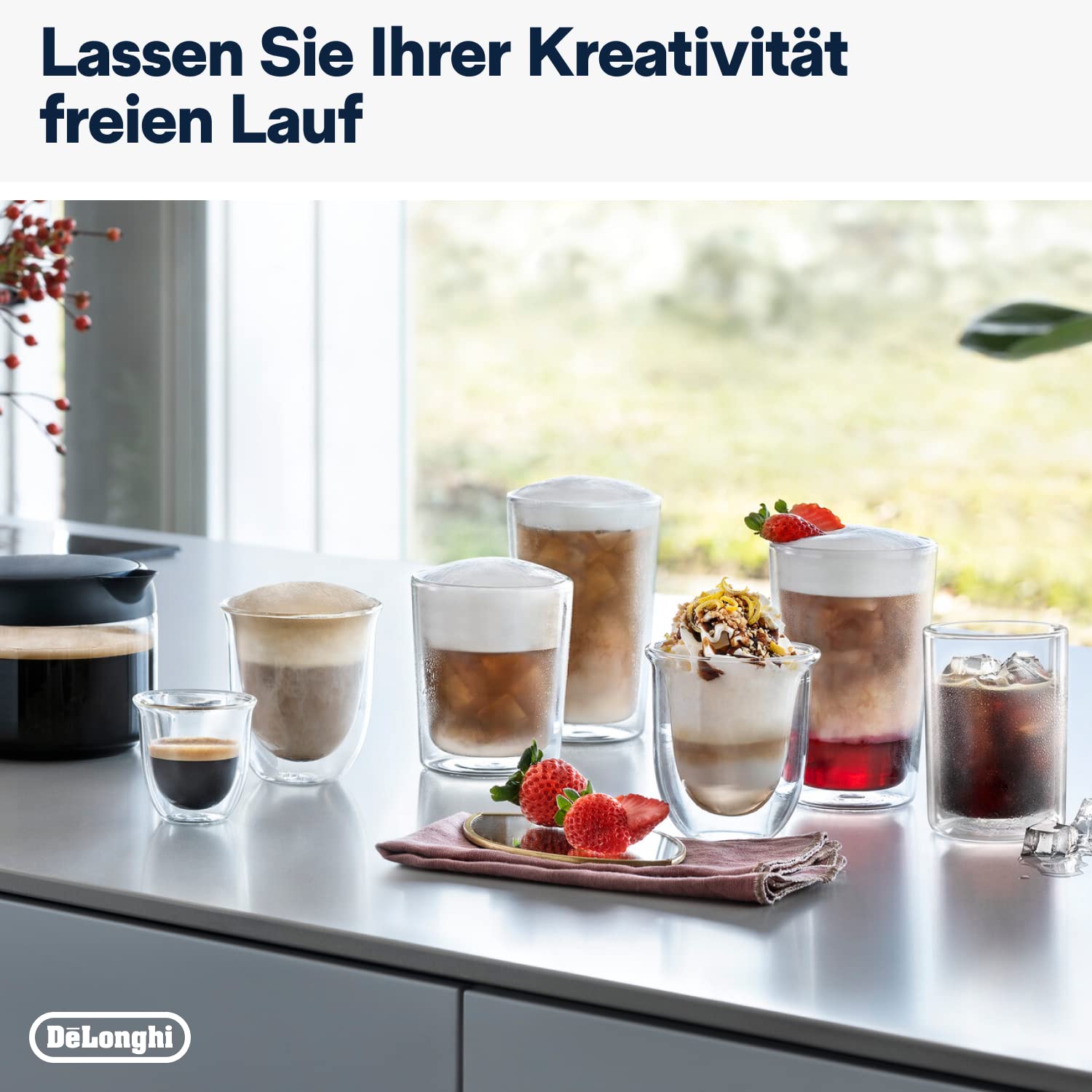 De'Longhi Eletta Explore Kaffeevollautomat mit Cold Brew & LatteCrema, Dunkelgrau