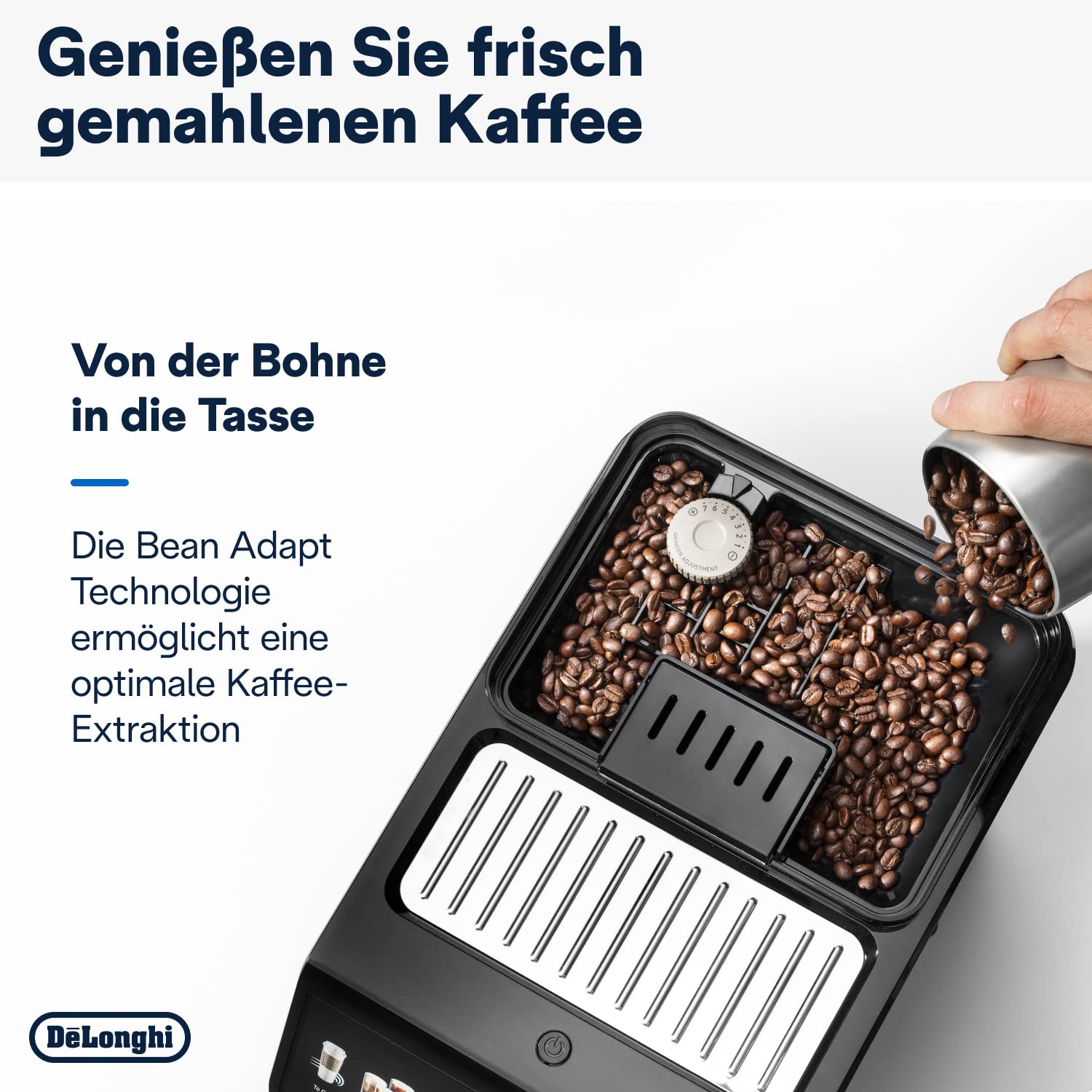 De'Longhi Eletta Explore Kaffeevollautomat mit Cold Brew & LatteCrema, Dunkelgrau