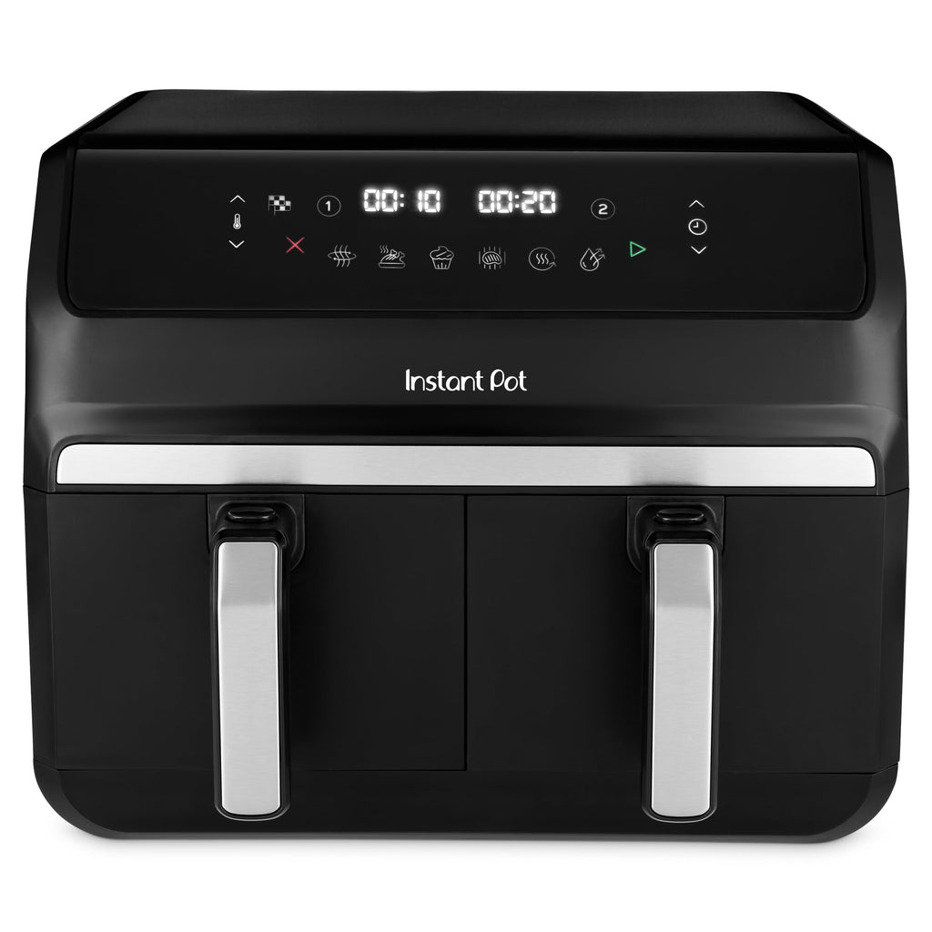 Instant Pot Vortex Dual Heißluftfritteuse, 8L, 2x 4L Körbe, 8-in-1, Familiengröße