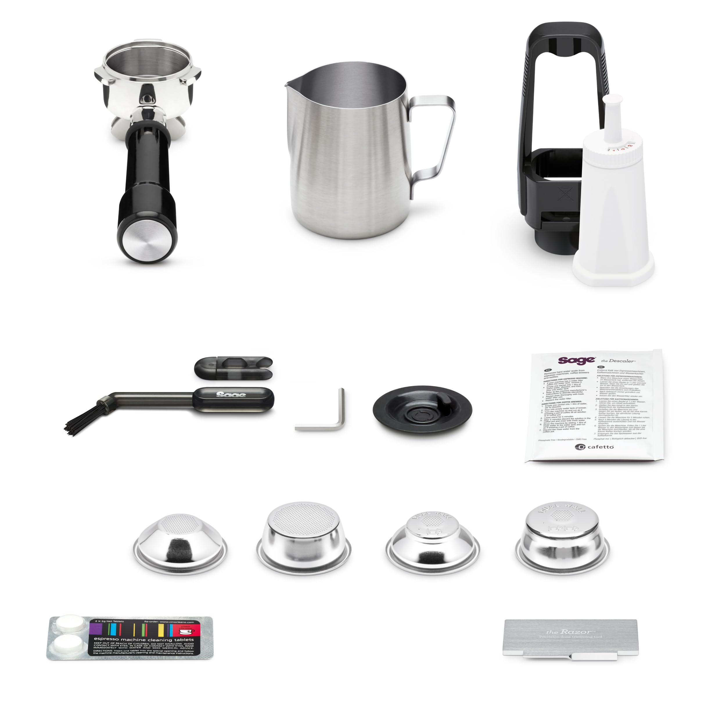 Sage Barista Express Impress Siebträger mit Automatischem Tamper & Mahlwerk