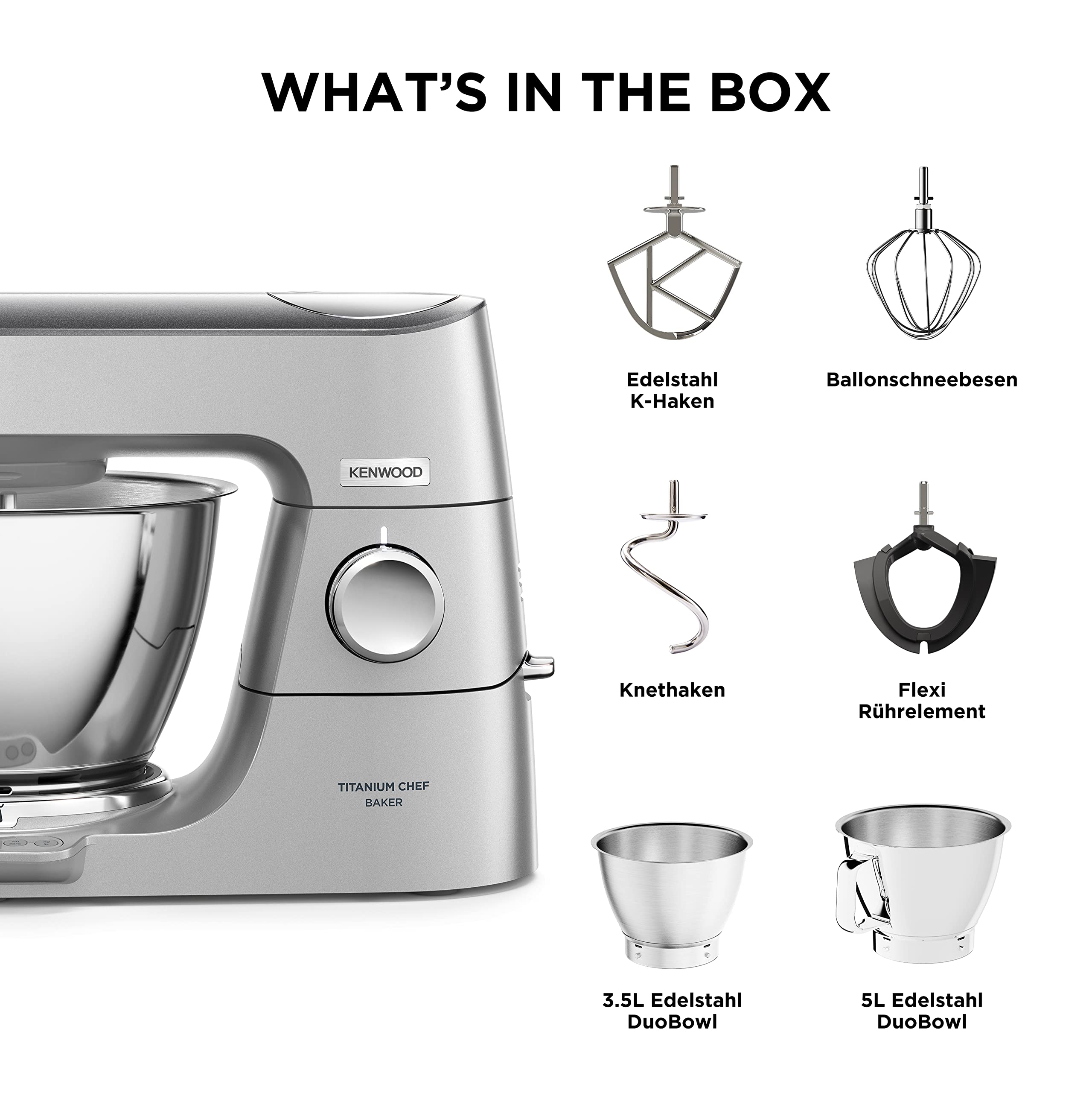 Kenwood KVC85.004SI Titanium Chef Baker