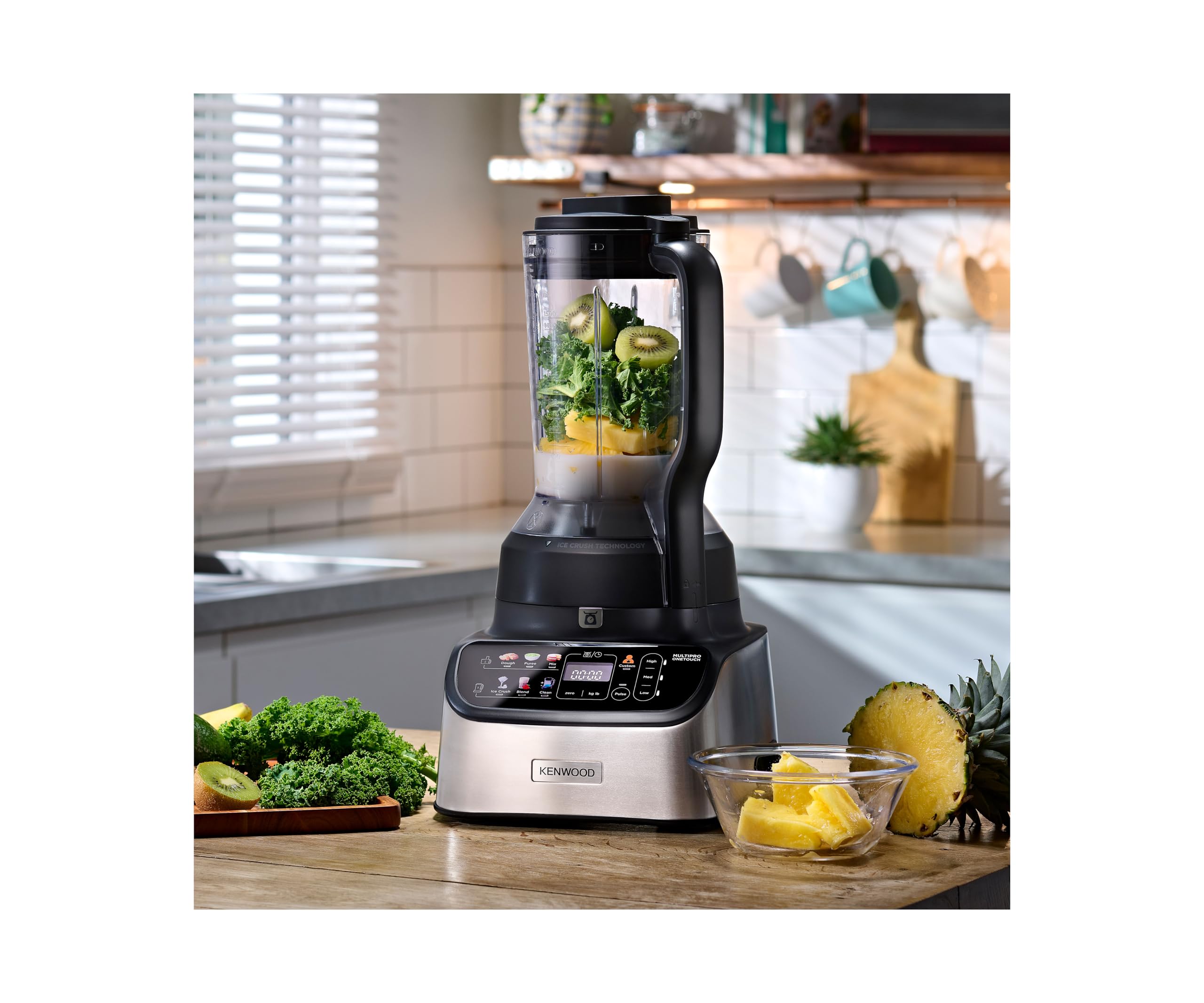 Kenwood MultiPro OneTouch Küchenmaschine, 3-in-1, 12 Zubehör, integrierte Waage, 1000W