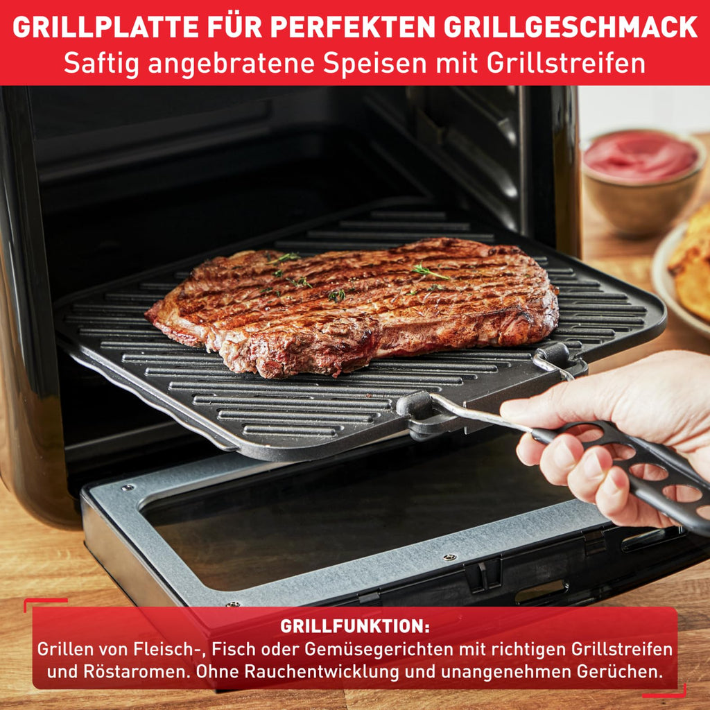 Tefal Easy Fry Oven & Grill 9-in-1 Heißluftfritteuse, 11L, 7 Teile