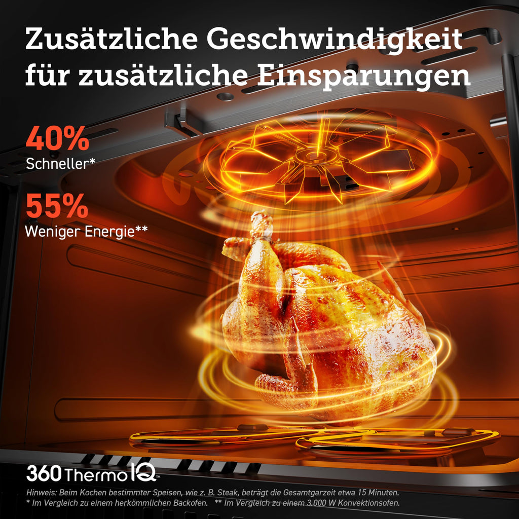 COSORI Dual Blaze Heißluftfritteuse, 6,4L, WLAN, 12 Funktionen, Touchscreen, Milchweiß