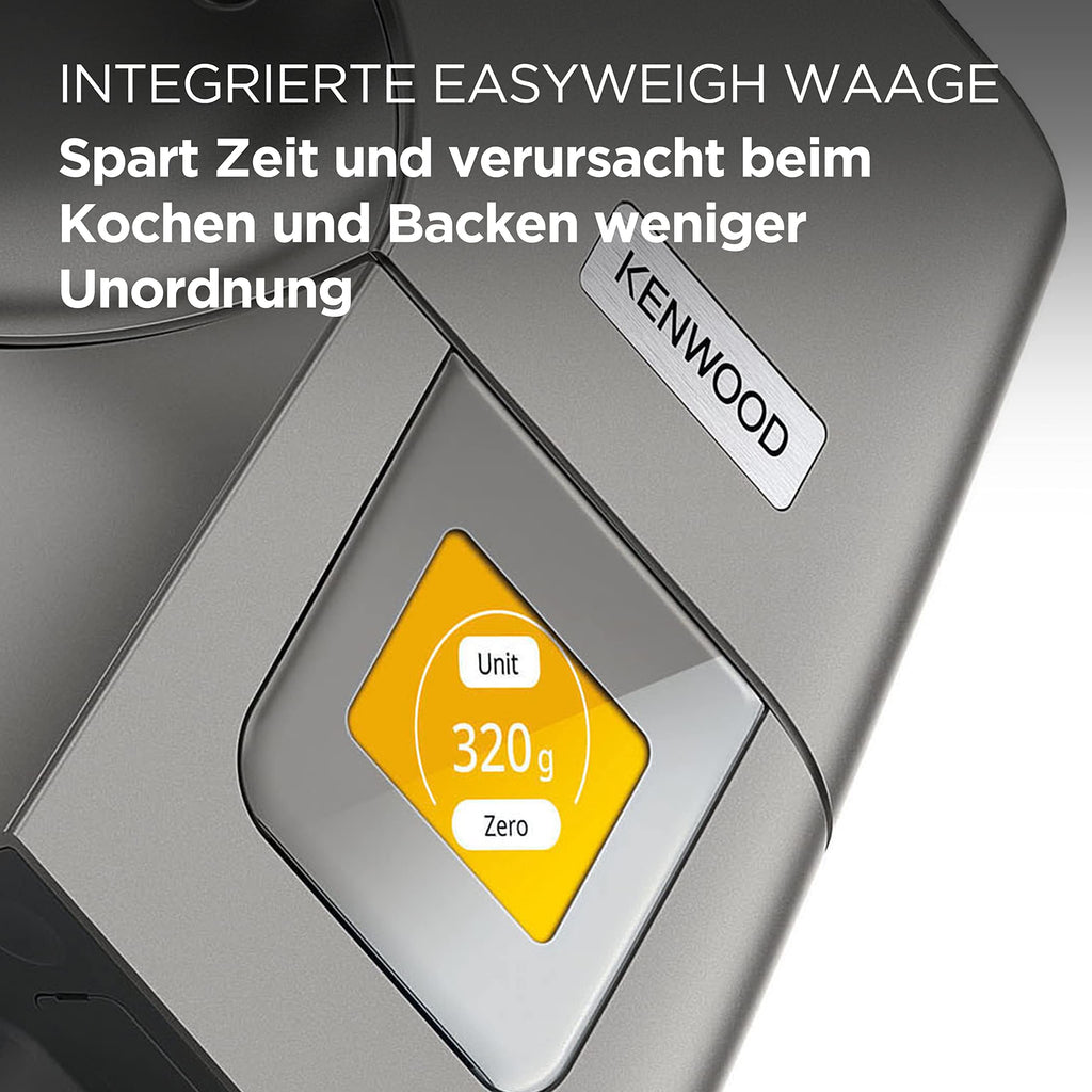 Kenwood Titanium Chef Patissier XL Küchenmaschine, 7L Schüssel mit Wärmefunktion, 1400W