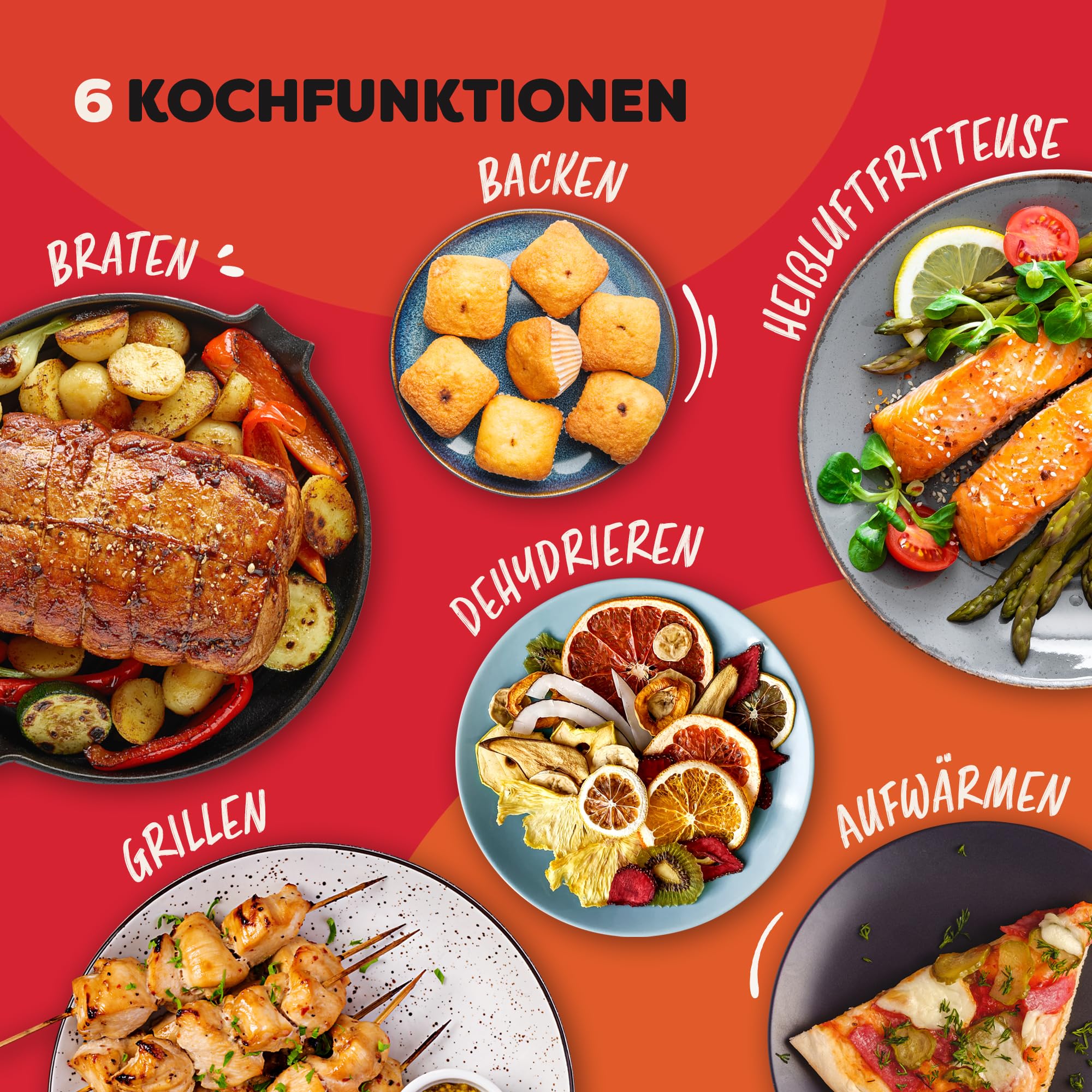 Instant Pot Vortex Dual Heißluftfritteuse, 8L, 2x 4L Körbe, 8-in-1, Familiengröße
