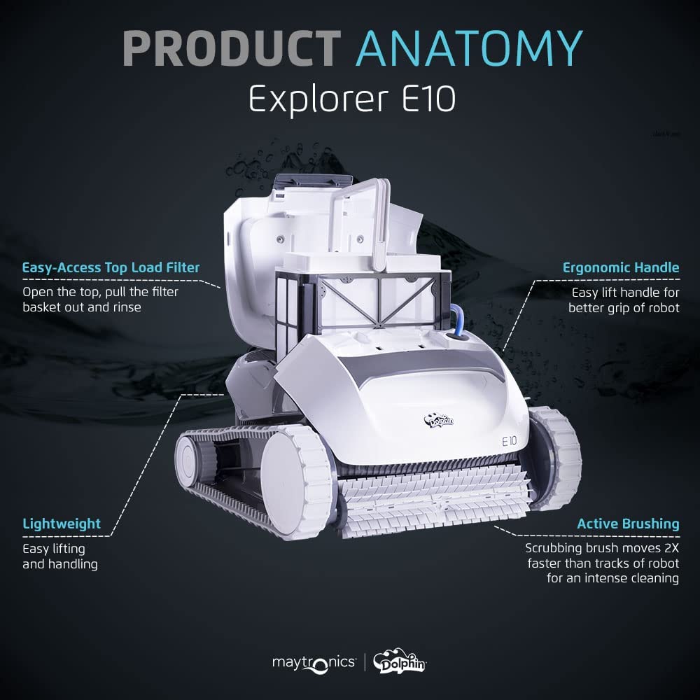 Dolphin E10 Robotic Pool Cleaner